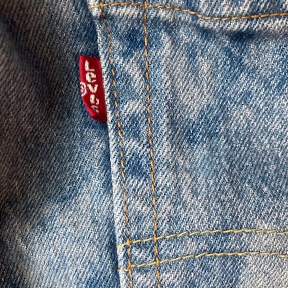 LEVI'S WATER PATERNED MENS JEANS 38x30 Like New - Picture 8 of 9